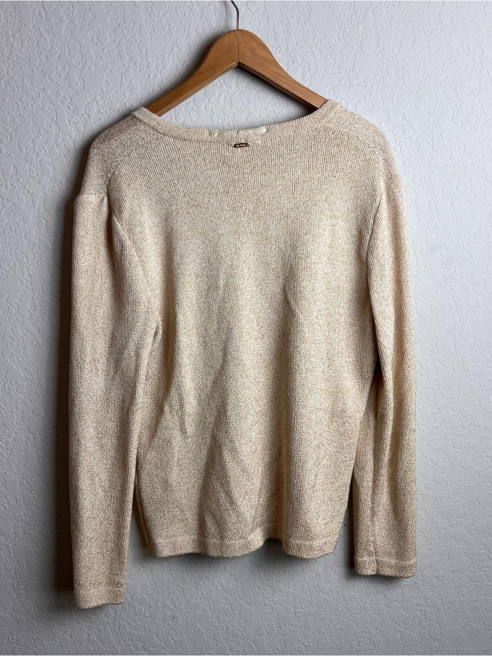 St. John Sport Marie Gold Cardigan Sweater Medium M Vintage Women’s Santana Knit - Picture 10 of 11
